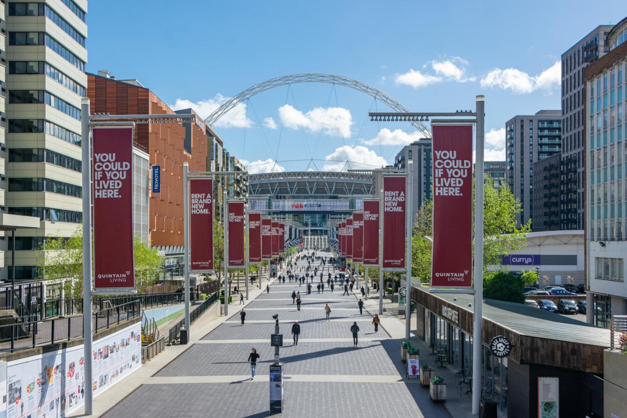 Mysquare State-Of-The-Art 1 Bedroom Apartments Near Wembley Park London Exterior photo